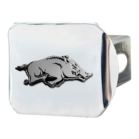 Fanmats University of Arkansas - 3-D Chrome Hitch Cover 3-3/8" x 4" - 14981 14981